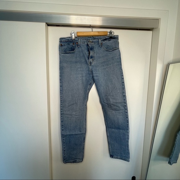 Levi's | Jeans | Levis 52 Slim Taper Denim Medium Acid Wash 34x3 Like New |  Poshmark